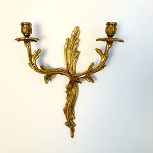 Pair of Louis the XV Style three branch candle abra. Mine are NOT Glow Mar!